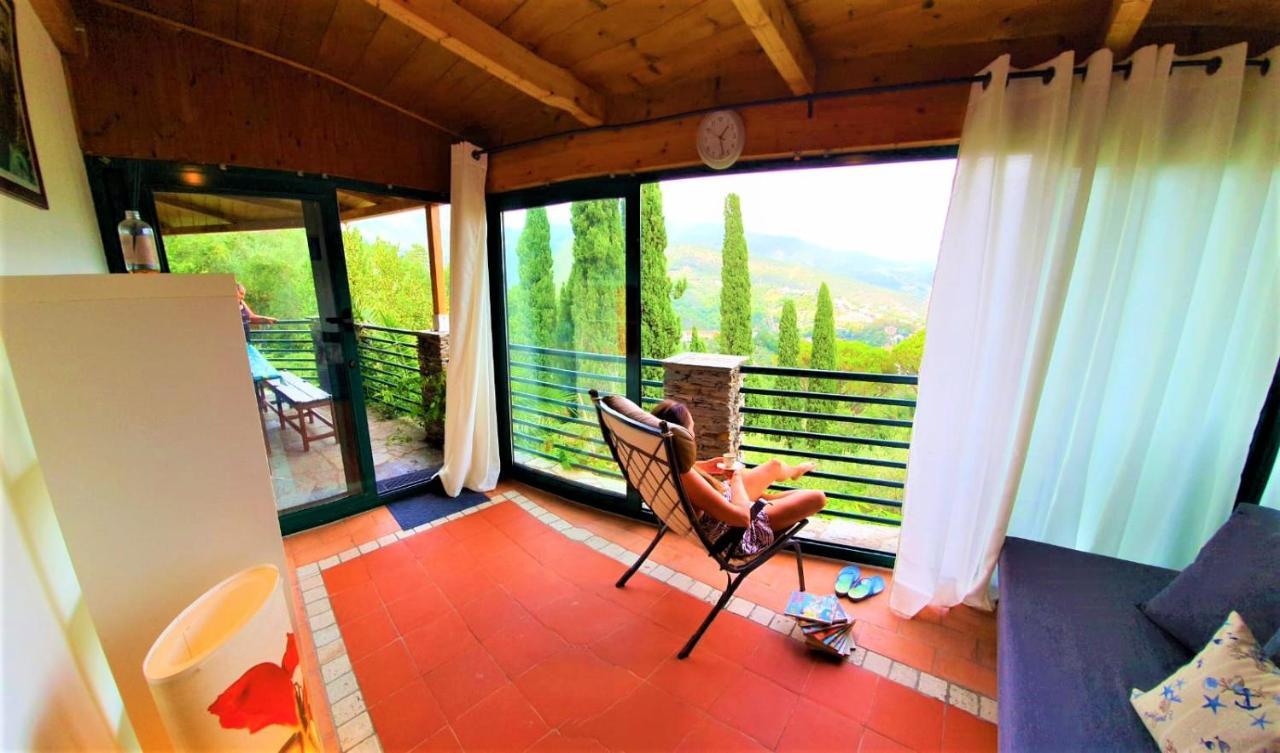 Appartamento Casa Cristina 2C - Private Free Parking, Wi-Fi Casarza Ligure Esterno foto